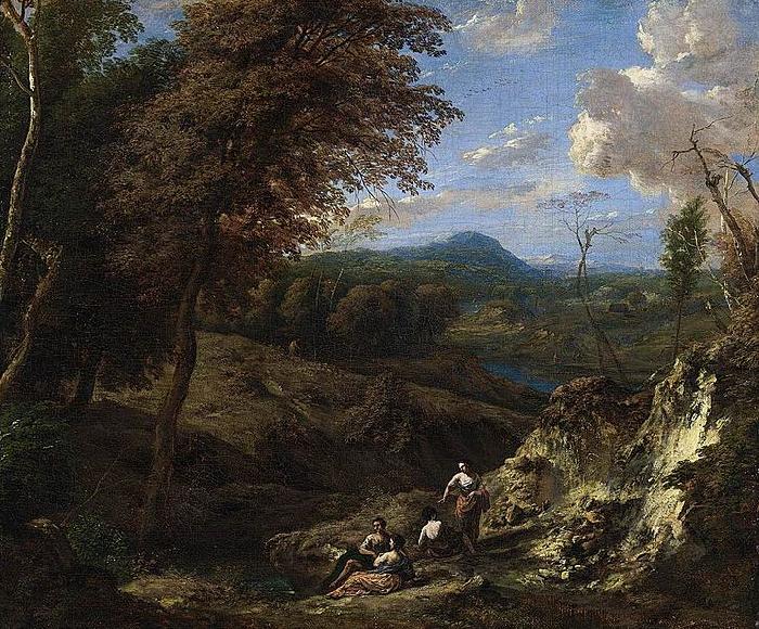 Wooded Hilly Landscape, Corneille Huysmans